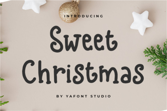 Sweet Christmas Font Poster 1