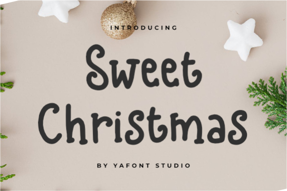 Sweet Christmas Font Poster 2
