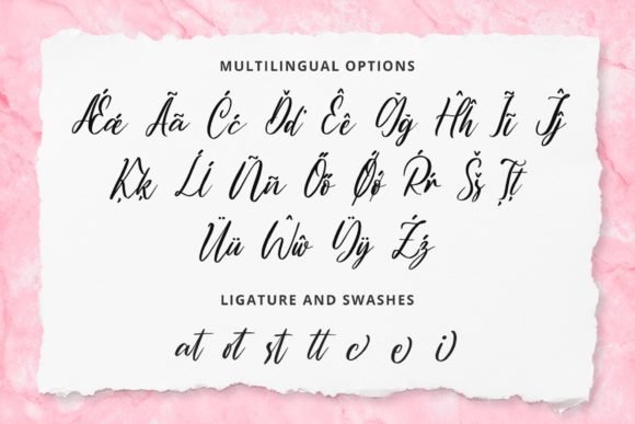 Sweet Couple Font Poster 3