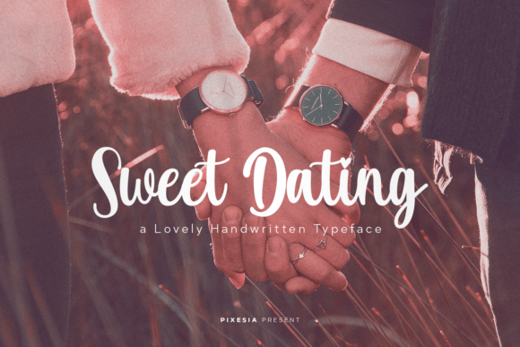 Sweet Dating Font Poster 1