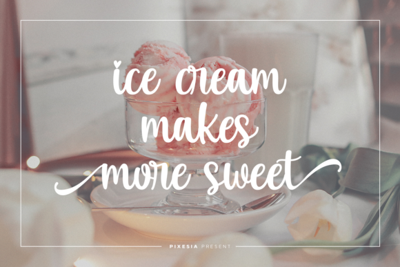 Sweet Dating Font Poster 8