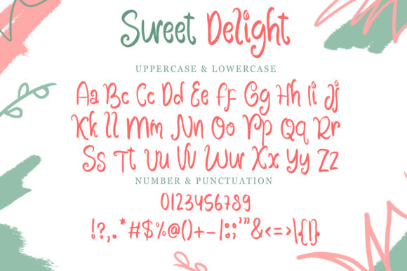 Sweet Delight Font Poster 4