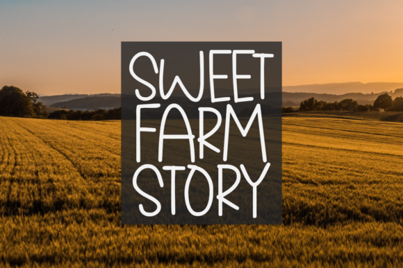 Sweet Farm Story Font Poster 1