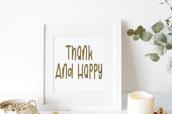 Sweet Flower Font Poster 5