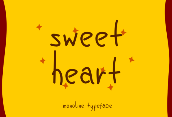 Sweet Heart Font Poster 1