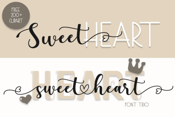 Sweet Heart Font Poster 1