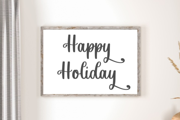 Sweet Holiday Font Poster 4