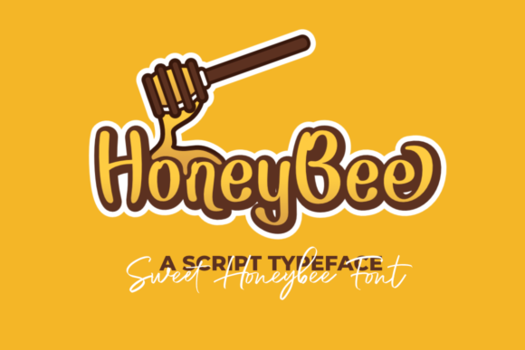 Sweet Honeybee Font Poster 1