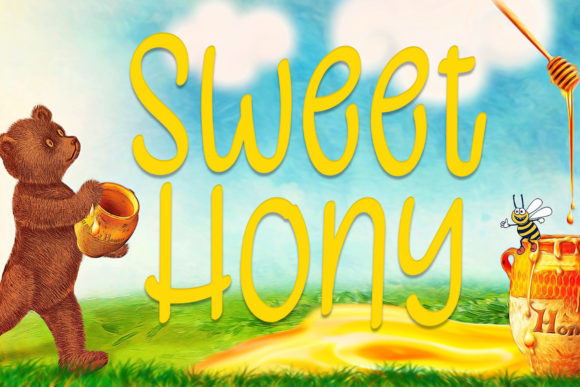 Sweet Hony Font Poster 1