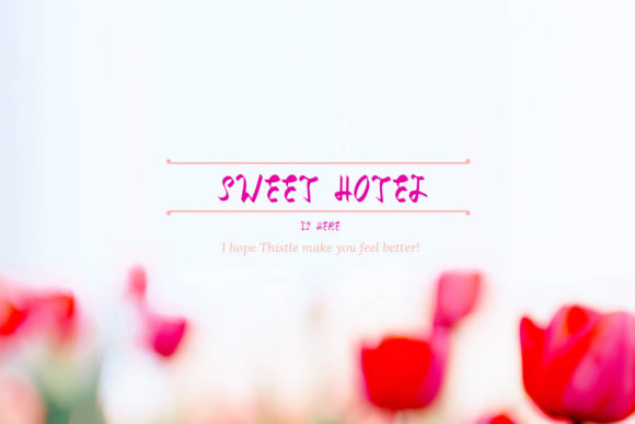Sweet Hotel Font Poster 1
