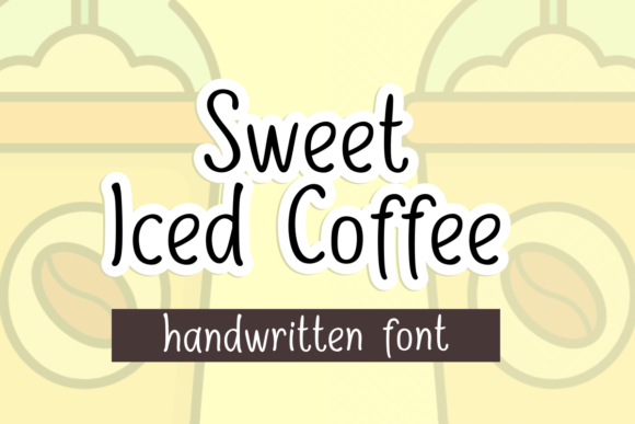 Sweet Iced Coffee Font