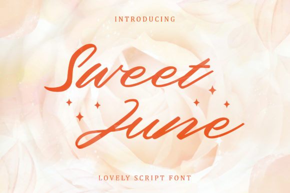 Sweet June Font Poster 1