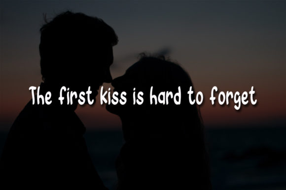 Sweet Kiss Font Poster 3