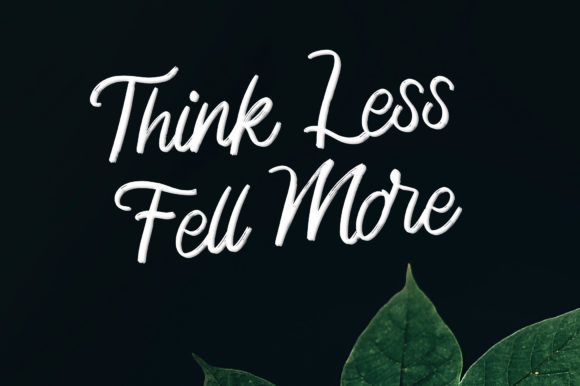 Sweet Leaf Font Poster 2