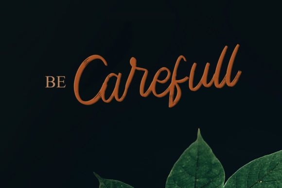 Sweet Leaf Font Poster 5