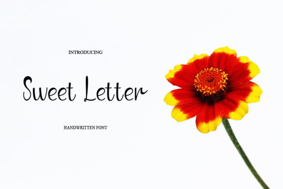 Sweet Letters Font Poster 1