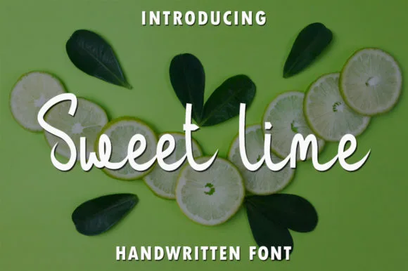 Sweet Lime Font Sweet Lime Font Poster 1