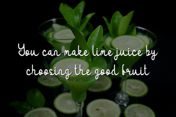 Sweet Lime Font Poster 3
