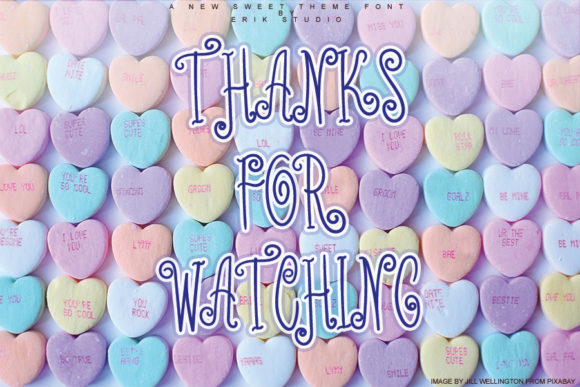 Sweet Lollipop Font Poster 6