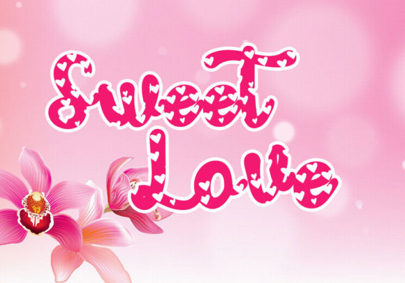 Sweet Love Font Poster 1