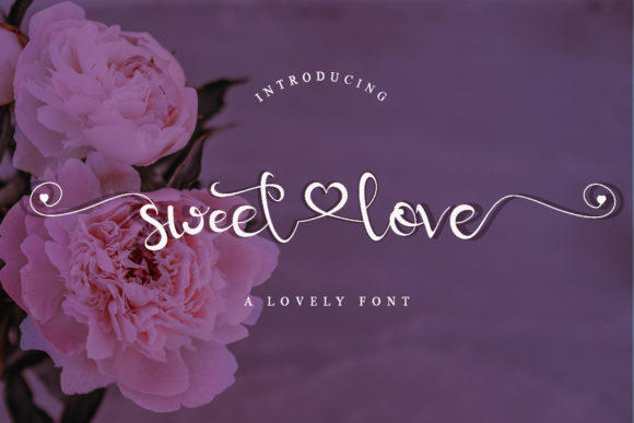 Sweet Love Font Poster 1