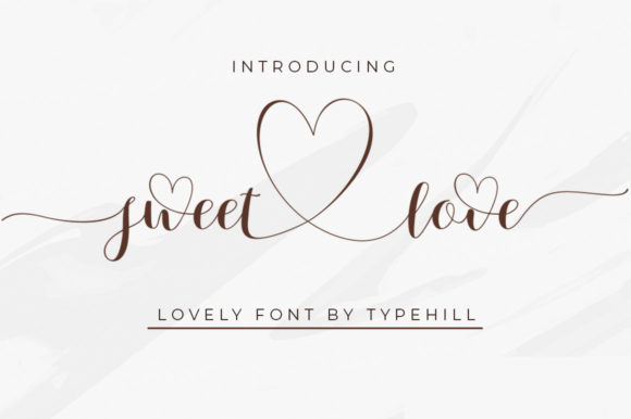 Sweet Love Font Poster 1