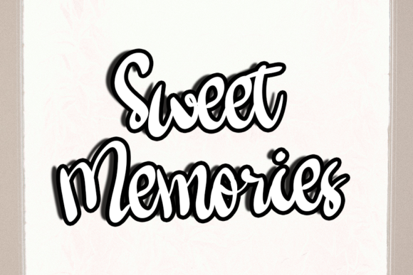 Sweet Love Font Poster 2