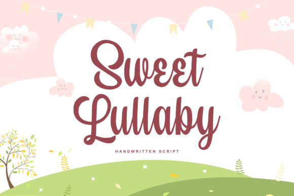 Sweet Lullaby Font Poster 1