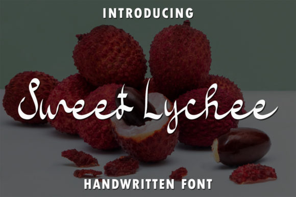 Sweet Lychee Font Poster 1