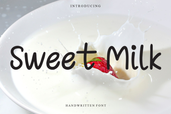 Sweet Milk Font Poster 1