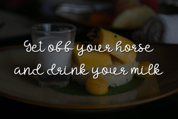 Sweet Milk Font Poster 3