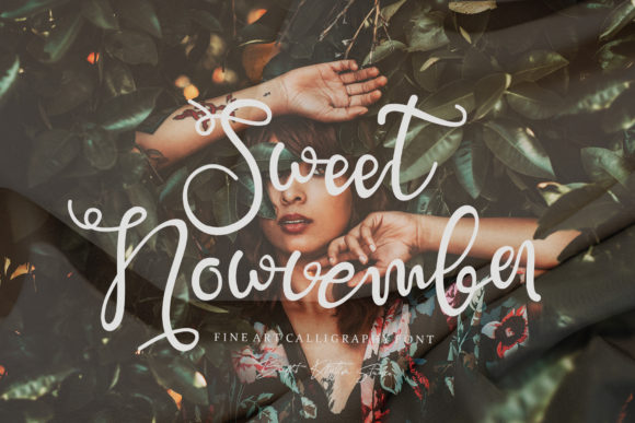 Sweet Nowvember Font Poster 1