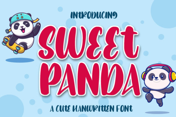 Sweet Panda Font Poster 1