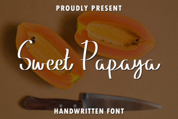 Sweet Papaya Font Poster 1