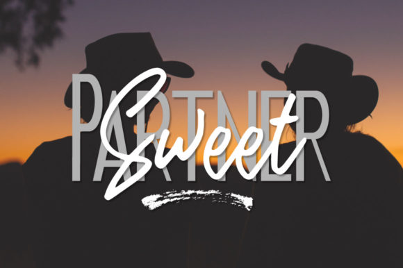 Sweet Partner Font Poster 1