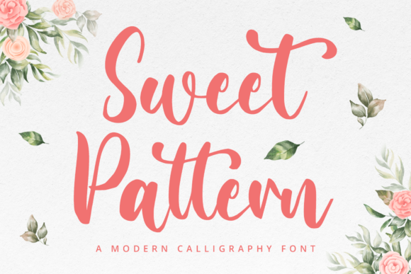 Sweet Pattern Font Poster 1