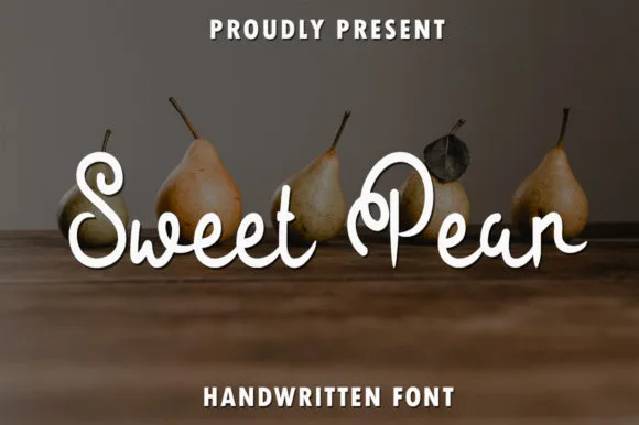 Sweet Pear Font Sweet Pear Font Poster 1