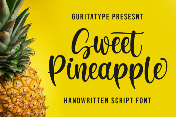 Sweet Pineapple Font Poster 1
