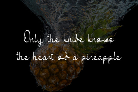 Sweet Pineapple Font Poster 2