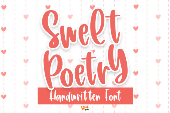 Sweet Poetry Font Poster 1
