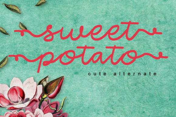 Sweet Potato Font Poster 1