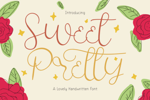 Sweet Pretty Font Poster 1