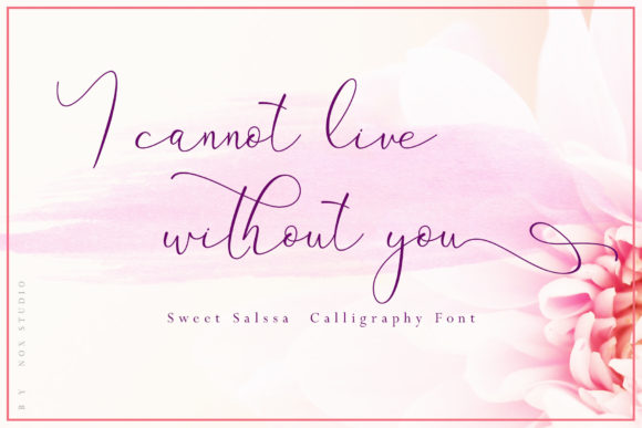 Sweet Salssa Font Poster 4
