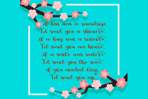 Sweet Something Font Poster 4