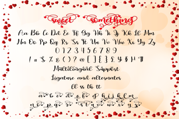 Sweet Something Font Poster 7