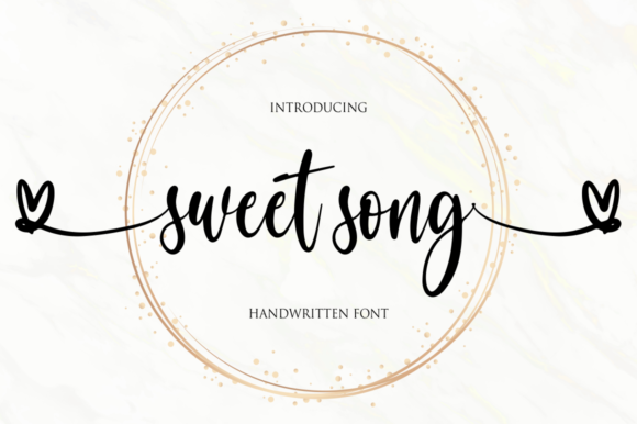 Sweet Song Font Poster 1