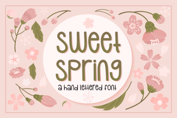 Sweet Spring Font Poster 1