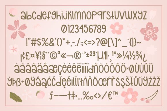 Sweet Spring Font Poster 3