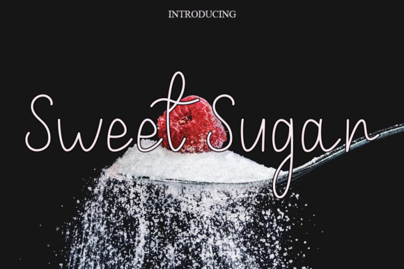 Sweet Sugar Font Poster 1