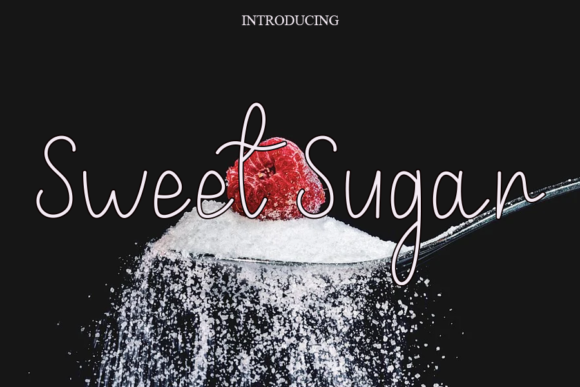 Sweet Sugar Font Sweet Sugar Font Poster 1